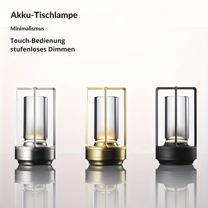 LumiTouch™ – Wiederaufladbare LED Tischlampe mit Touch-Sensor