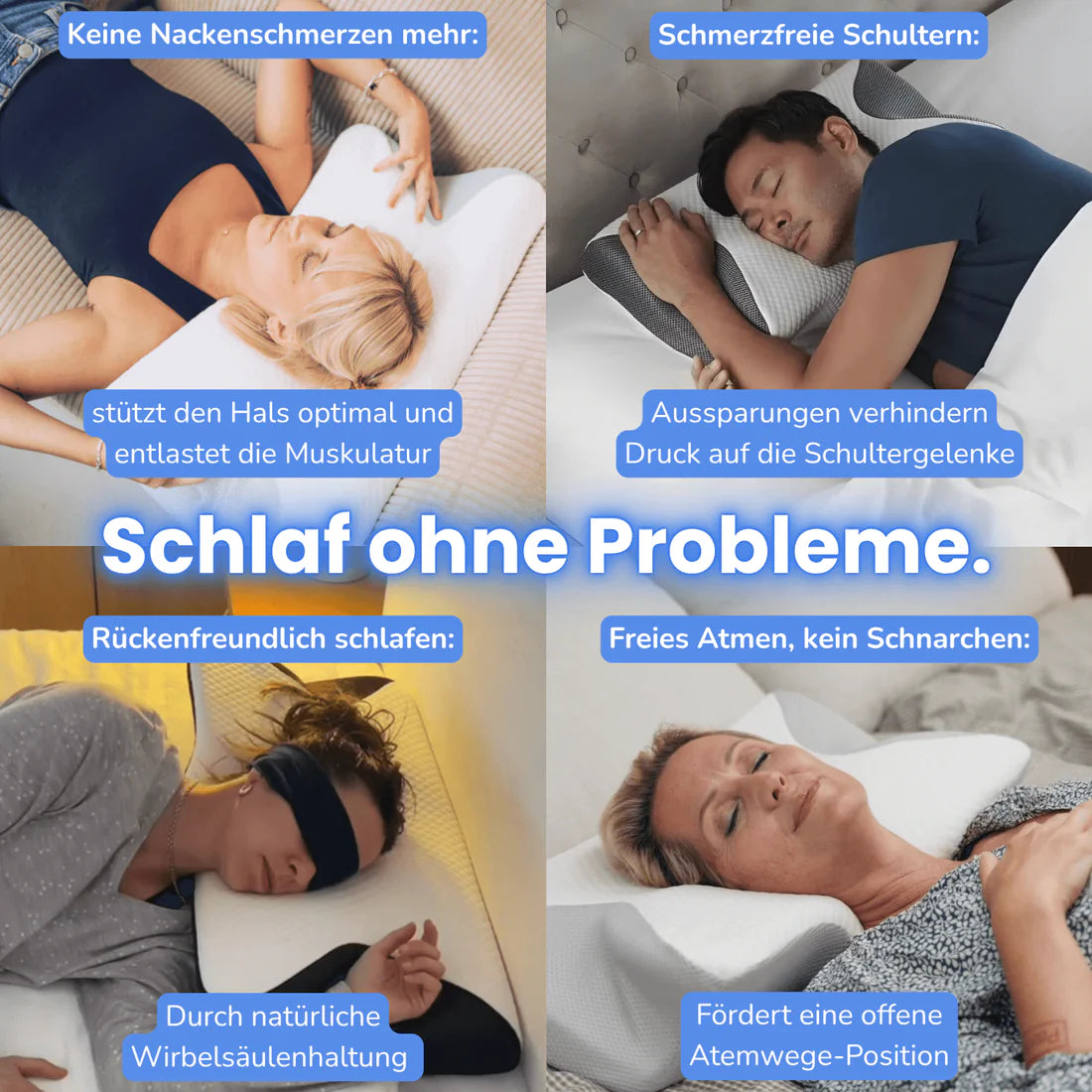 DreamSupport™ – Orthopädisches Design für gesunden Schlaf