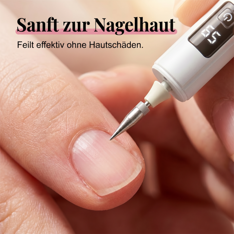 NagelPerfekt™ - Elektrisches Profi-Nagelfräser-Set