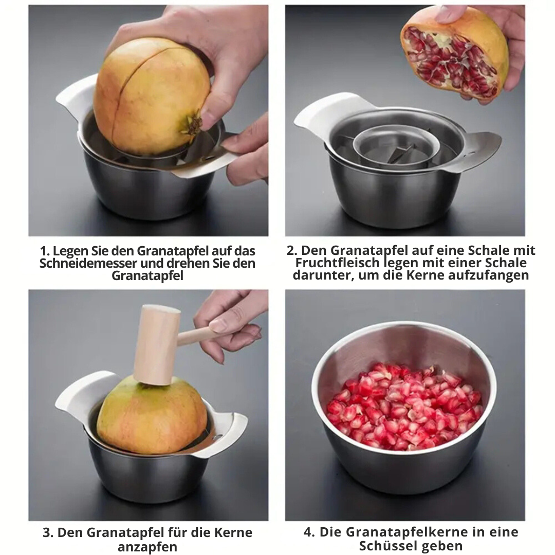 PomEasy™ - Granatapfelschäler und Fruchtfleischseparator