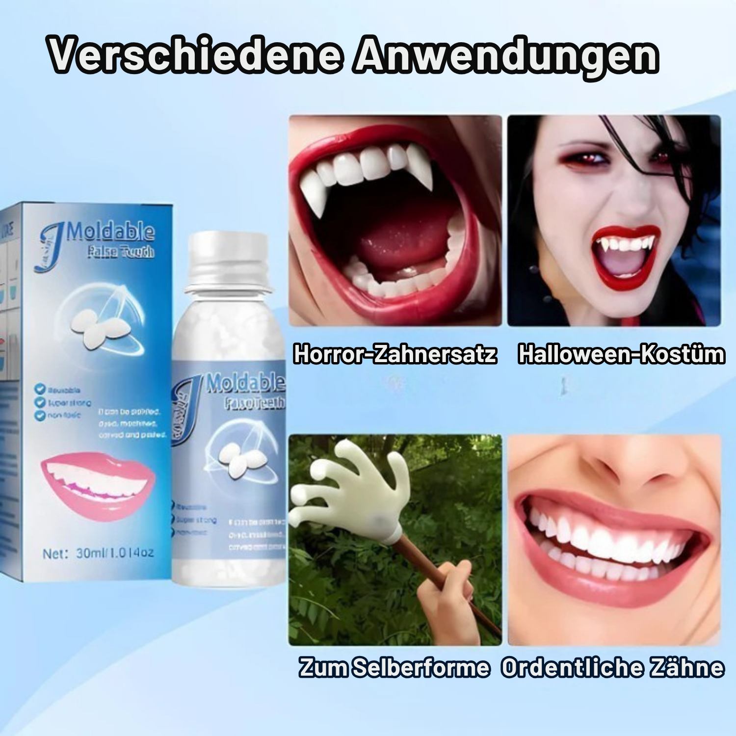 SmileFix™ - Natürlich Aussehendes Zahne Reparaturset (1+1 Gratis)