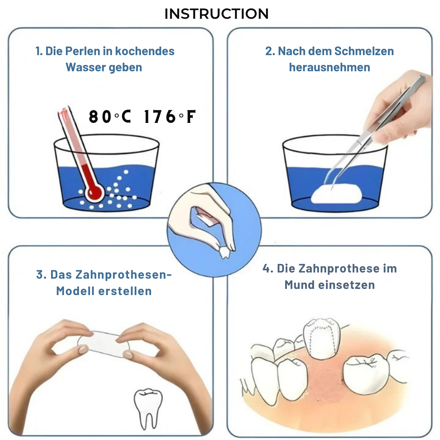 SmileFix™ - Natürlich Aussehendes Zahne Reparaturset (1+1 Gratis)