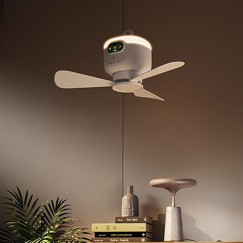 AeroLux™ - Mobiler Akku-Deckenventilator mit LED