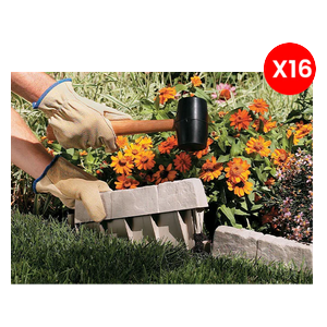 StoneEdge™ - Wetterfeste Gartenzaun-Steinoptik