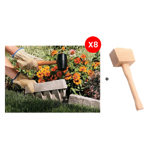 StoneEdge™ - Wetterfeste Gartenzaun-Steinoptik