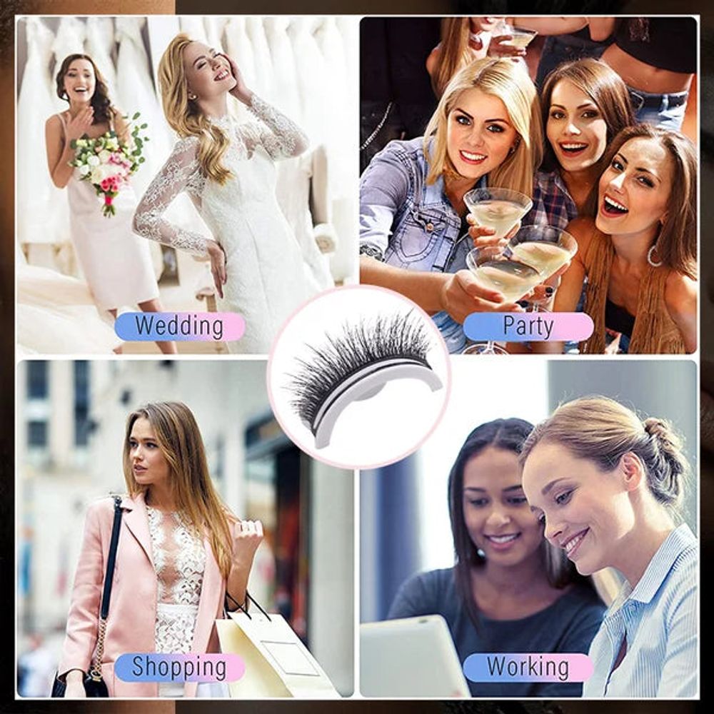 WimperCharm™ - Wiederverwendbare selbstklebende Wimpern