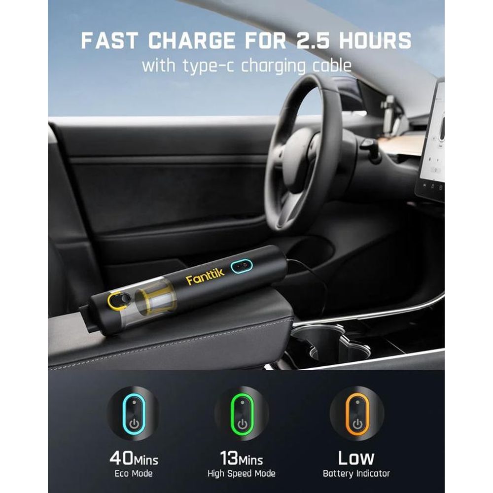 CleanApex™ - Kabelloser 4-in-1 Auto-Staubsauger