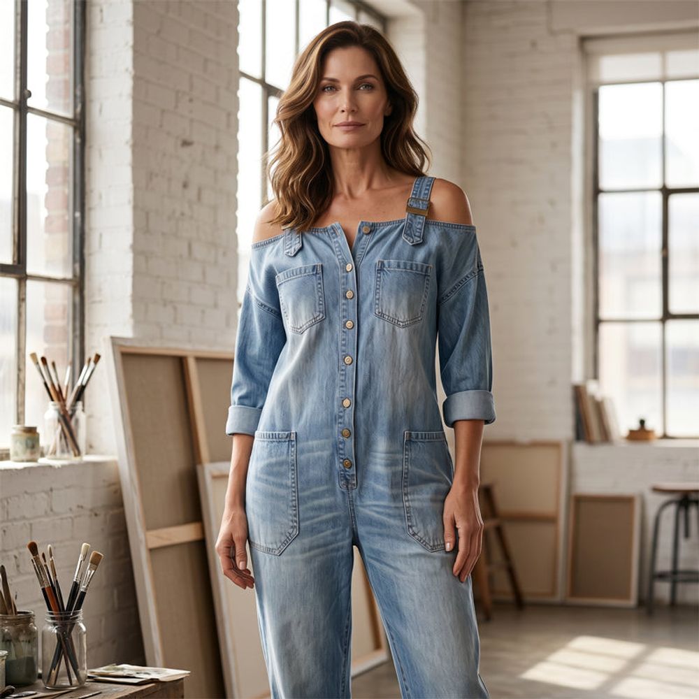 FreeFlow™ - Lässiger Wide-Leg-Overall mit Taschen