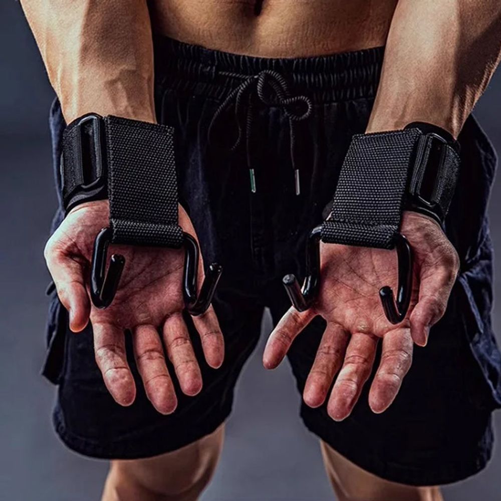 GripMaster™ - Professionelle Zughaken mit Handgelenkstütze
