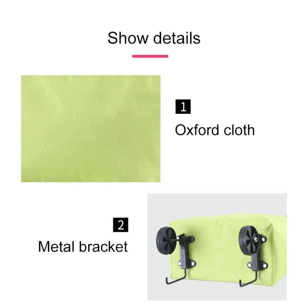 CarryFlex™ - Faltbare Einkaufstasche mit Rollen