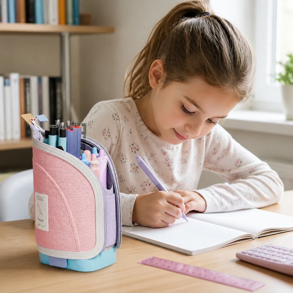 PopOrder™ - 2-in-1 Pop-Up Federmäppchen mit Stiftehalter