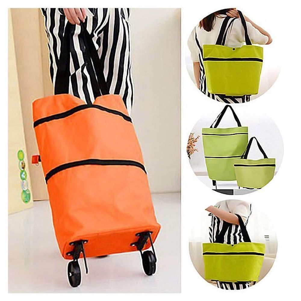 CarryFlex™ - Faltbare Einkaufstasche mit Rollen