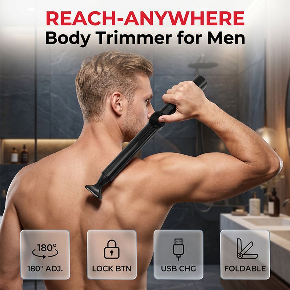 BodyGroom Pro™ - Kabelloser Ganzkörper-Trimmer für Herren