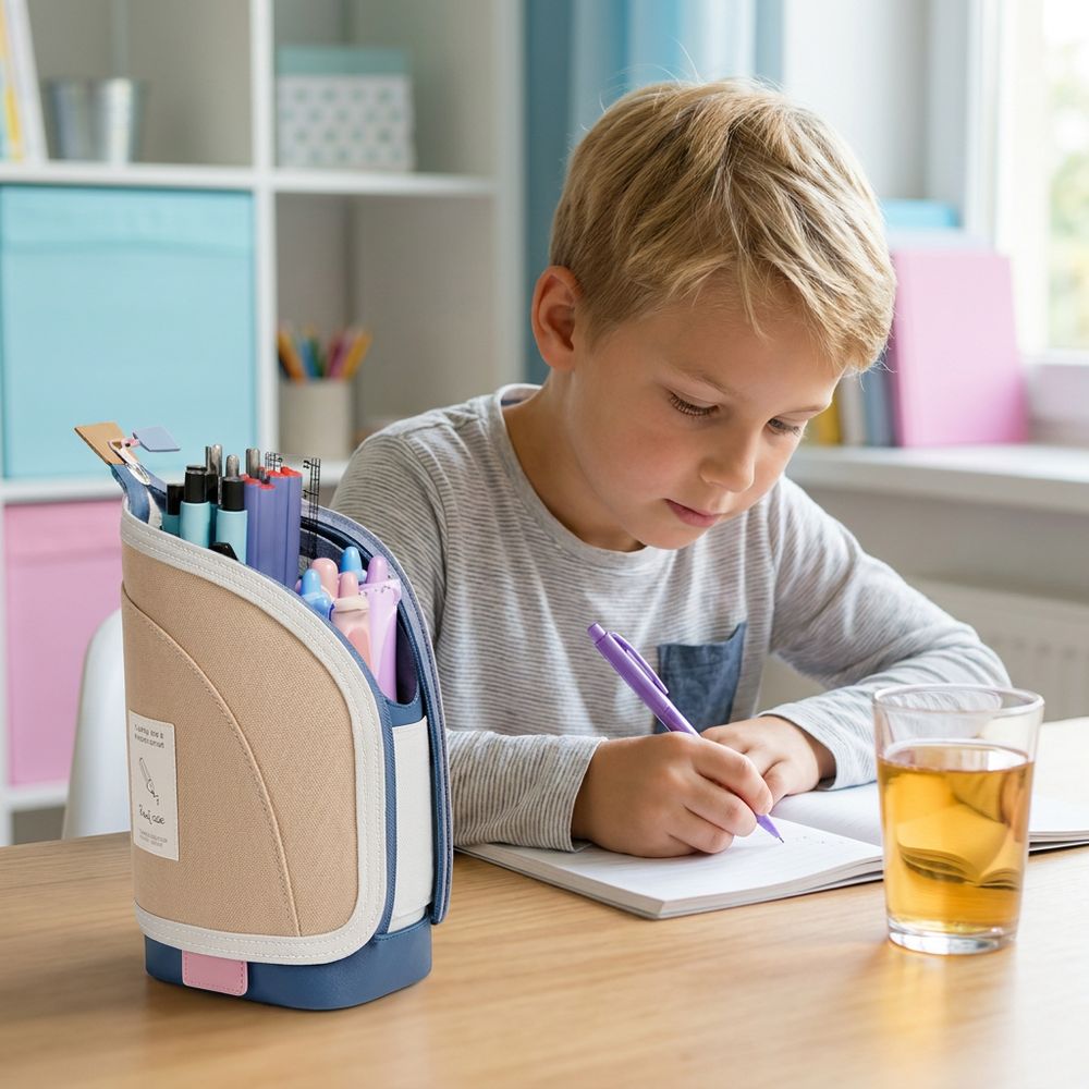 PopOrder™ - 2-in-1 Pop-Up Federmäppchen mit Stiftehalter