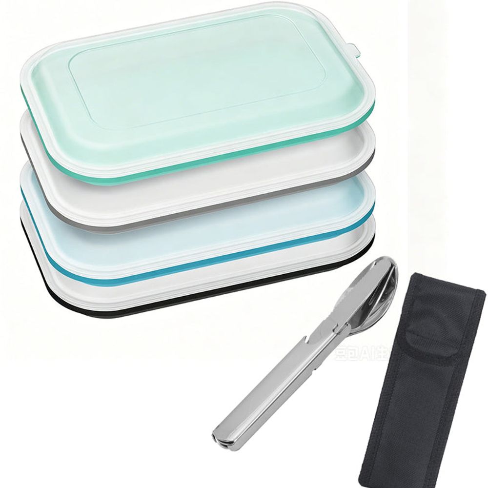 FlexBento™ - Faltbare Silikon-Lunchbox