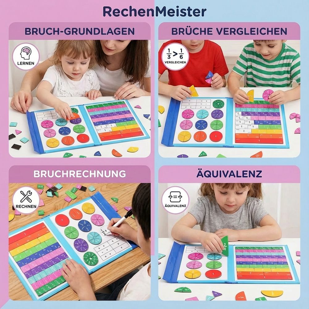 ZahlenZauber™ - Magnetisches Mathe-Lernspiel für Kinder