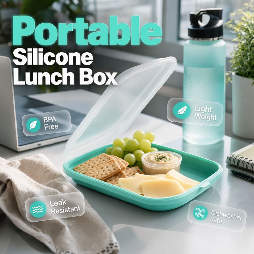 FlexBento™ - Faltbare Silikon-Lunchbox