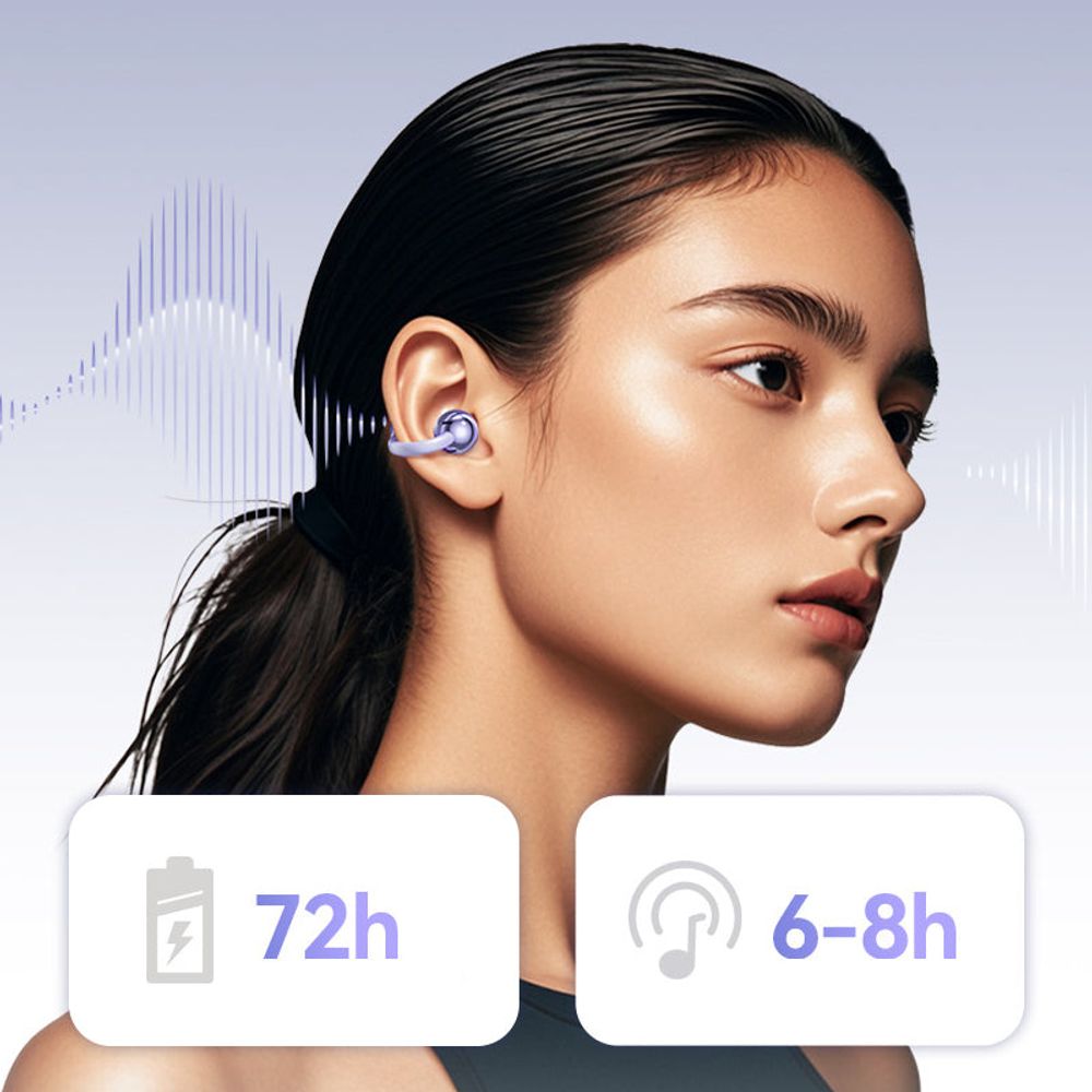 AuraClip™ - Open-Ear Bluetooth 5.4 Kopfhörer mit KI-Übersetzung