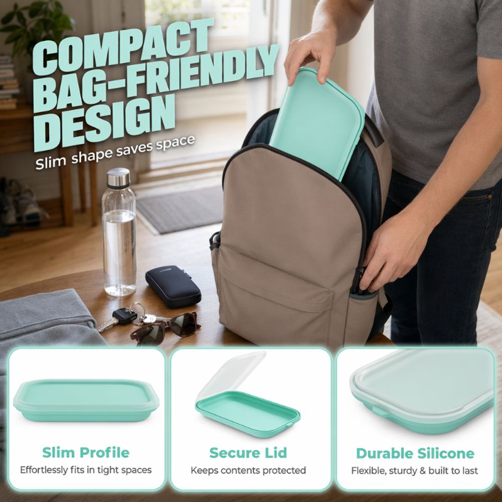 FlexBento™ - Faltbare Silikon-Lunchbox