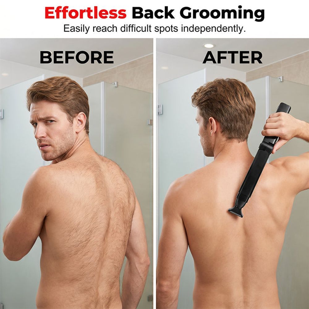 BodyGroom Pro™ - Kabelloser Ganzkörper-Trimmer für Herren