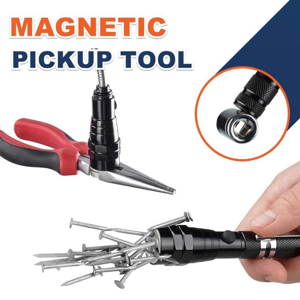 LumiFlex™ - Multifunktionale Magnet-Teleskop-Taschenlampe