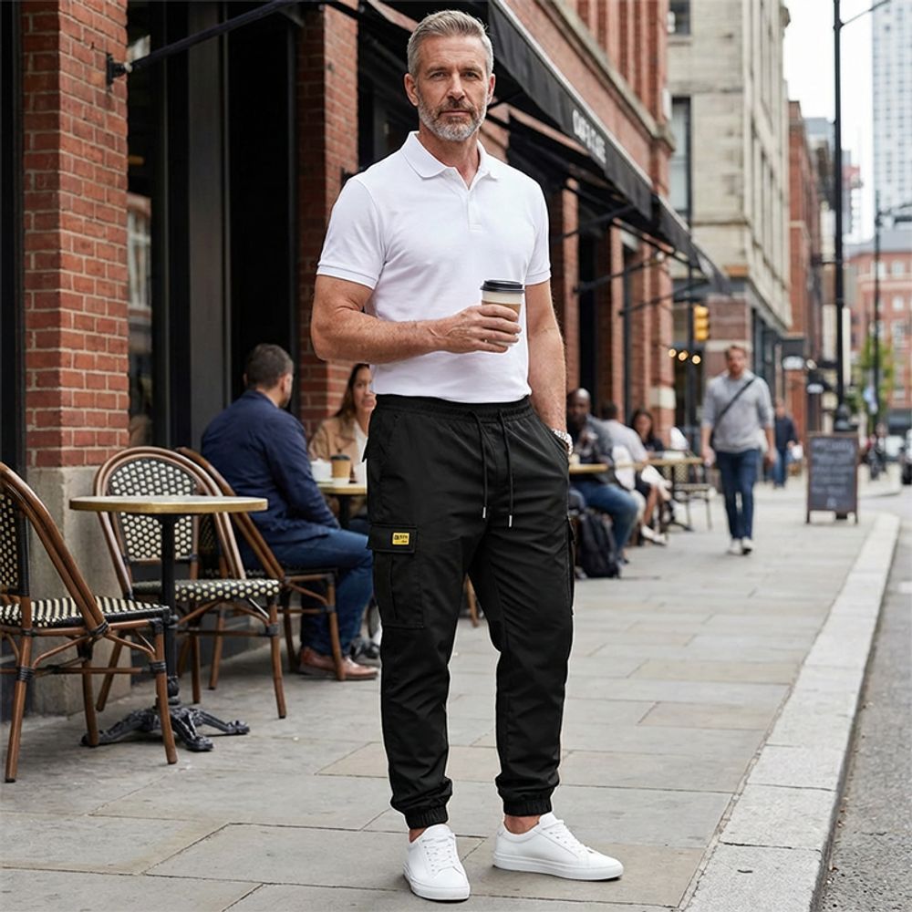 FlexCargo™ - Vielseitige Herren-Cargohose mit Kordelzug