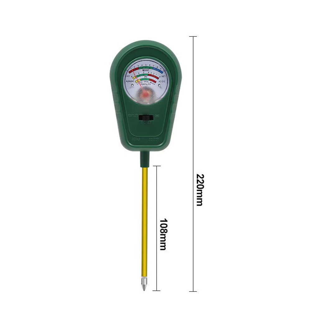 GartenVital™ - 3-in-1-Bodenanalysator mit Zeigeranzeige