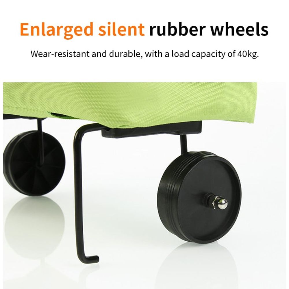 CarryFlex™ - Faltbare Einkaufstasche mit Rollen
