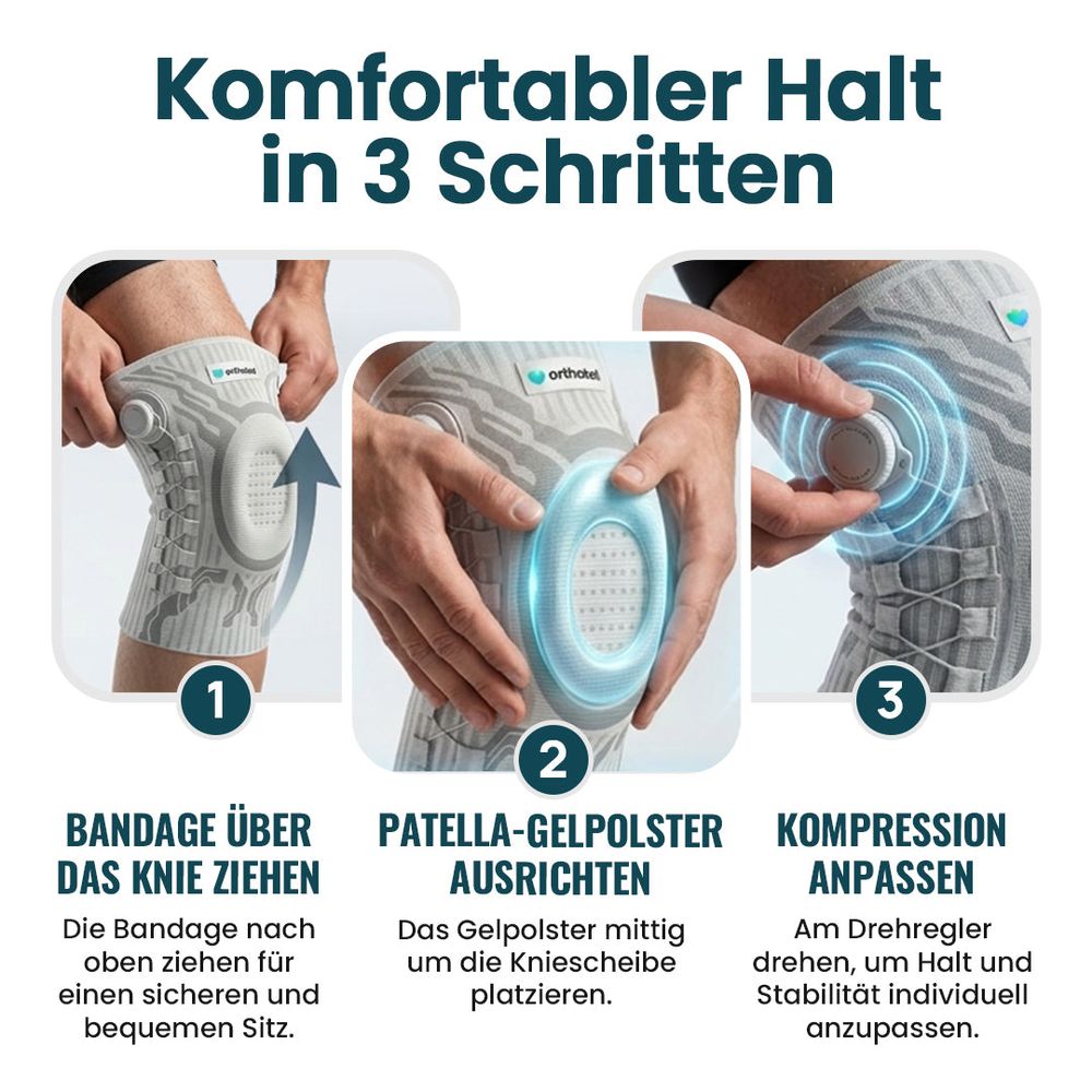 KneeFlex™ - Stützende Komfort-Kniebandage