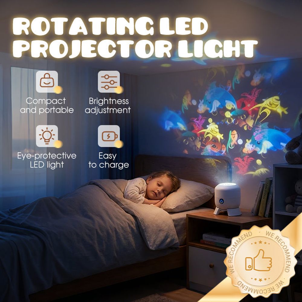 OceanDream™ - Rotierender LED-Sternenhimmel-Projektor