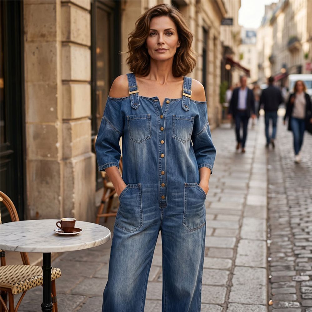FreeFlow™ - Lässiger Wide-Leg-Overall mit Taschen