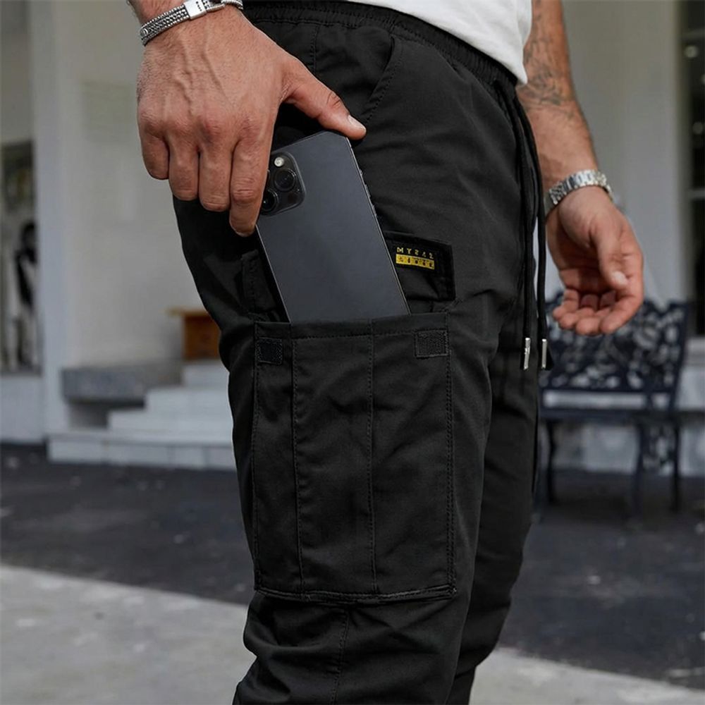 FlexCargo™ - Vielseitige Herren-Cargohose mit Kordelzug