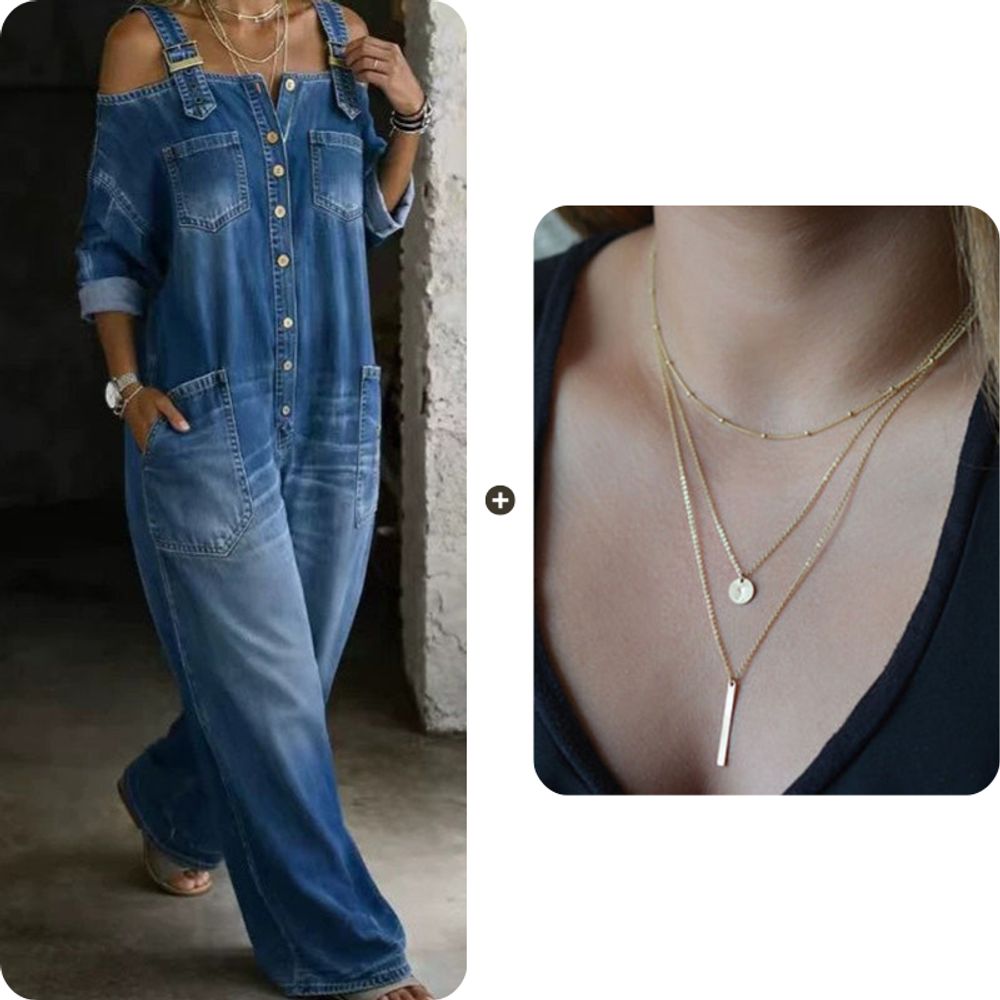 FreeFlow™ - Lässiger Wide-Leg-Overall mit Taschen