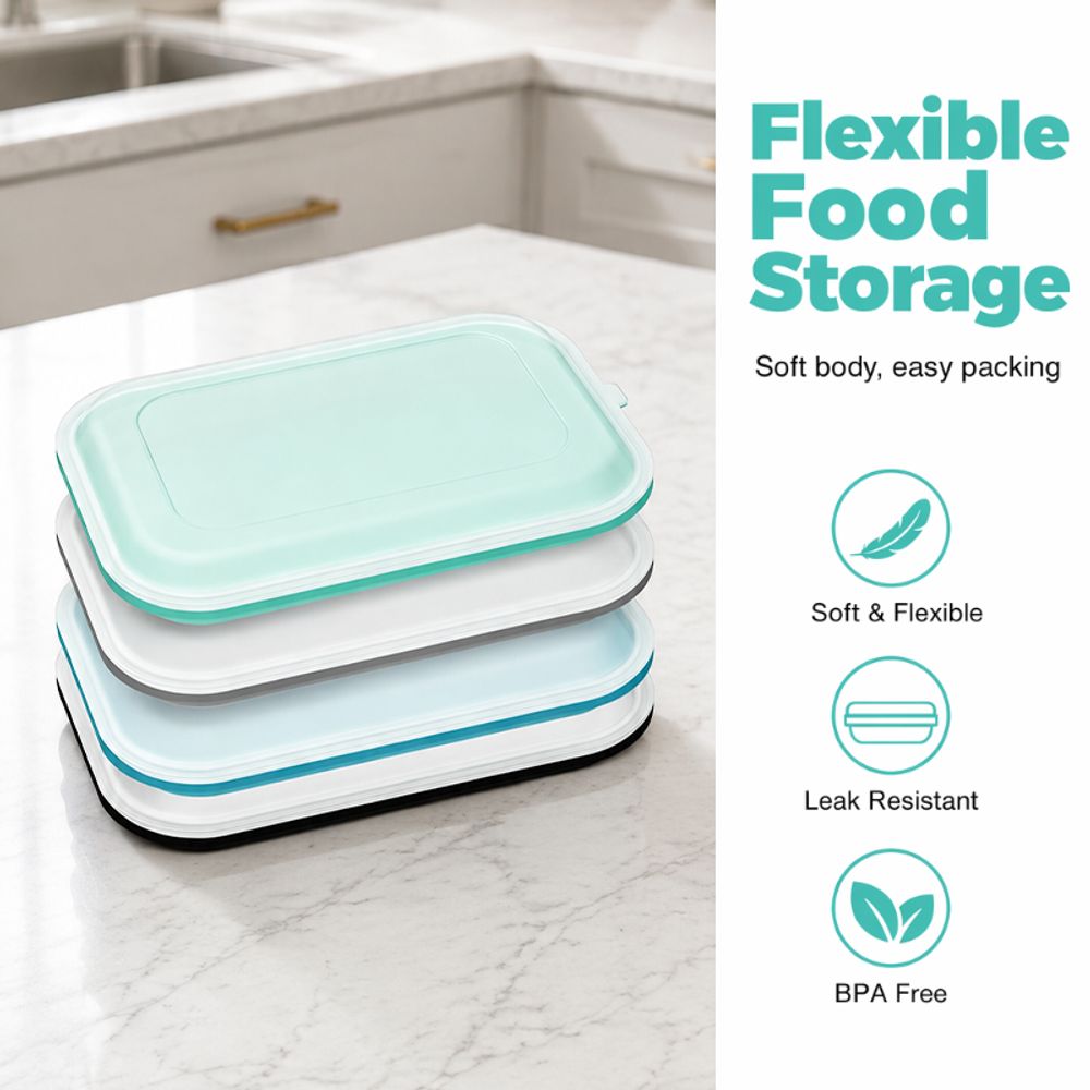 FlexBento™ - Faltbare Silikon-Lunchbox