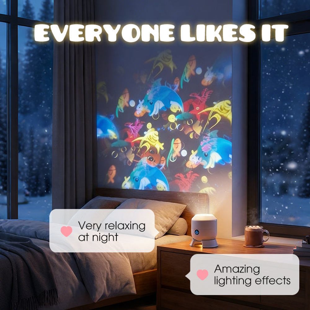 OceanDream™ - Rotierender LED-Sternenhimmel-Projektor