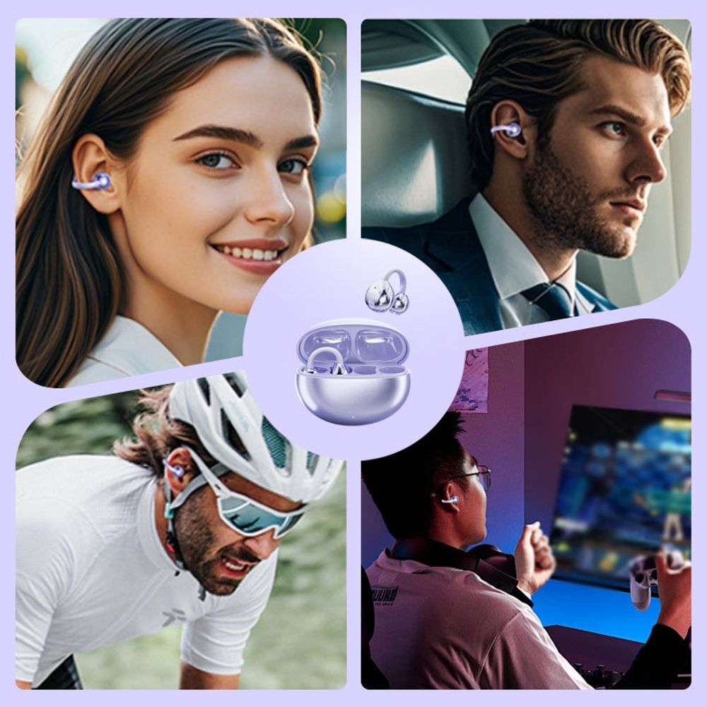 AuraClip™ - Open-Ear Bluetooth 5.4 Kopfhörer mit KI-Übersetzung