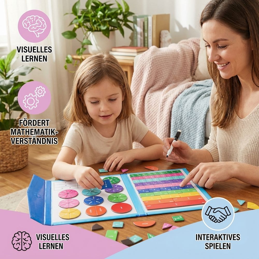 ZahlenZauber™ - Magnetisches Mathe-Lernspiel für Kinder